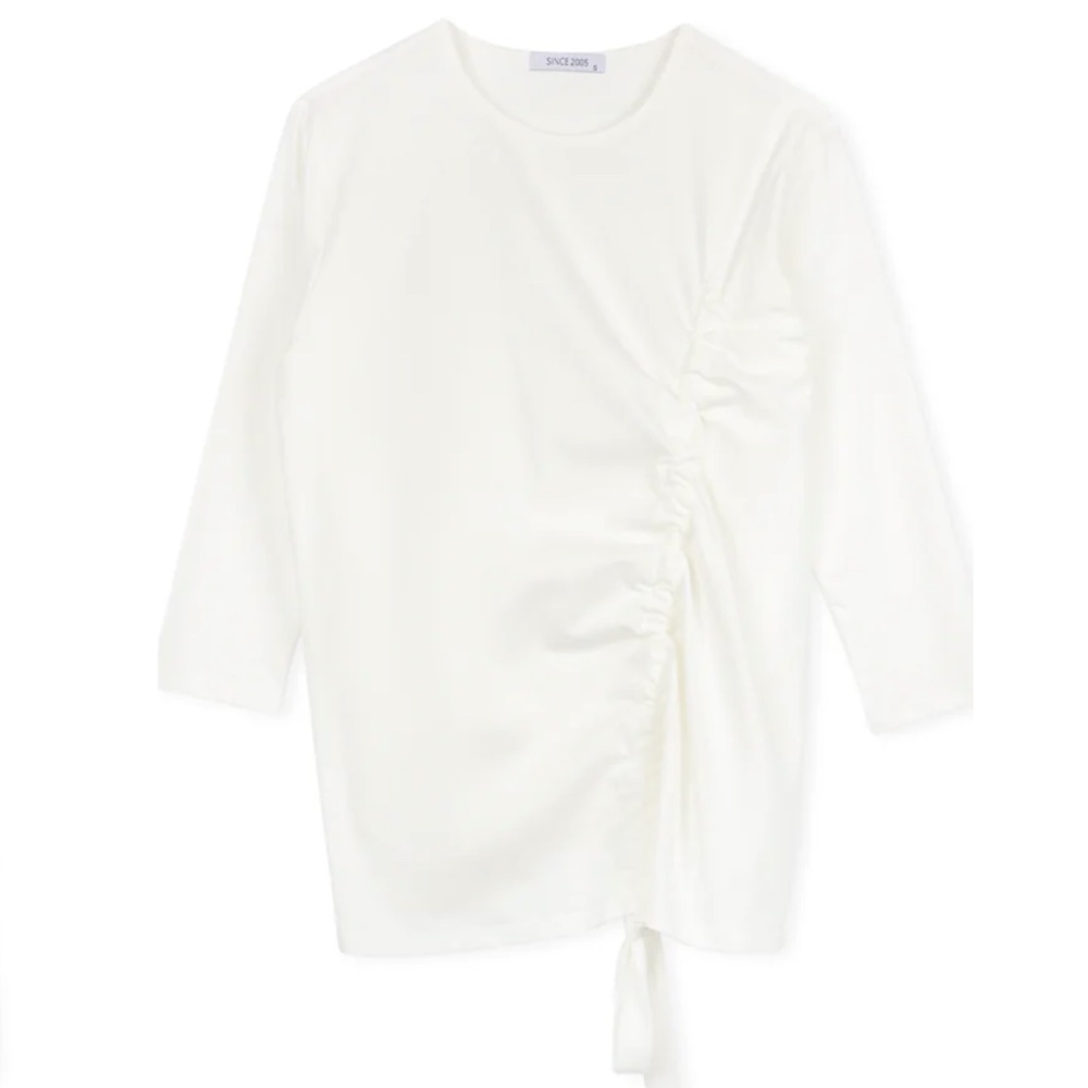Junees White tied shirt